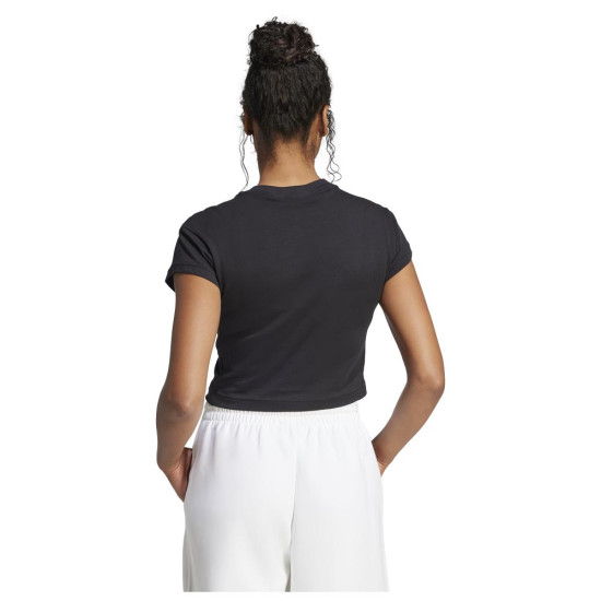 Adidas Γυναικεία κοντομάνικη μπλούζα Future Icons Small Logo Cropped Tee Adidas Γυναικεία κοντομάνικη μπλούζα Future Icons Small Logo Cropped Tee